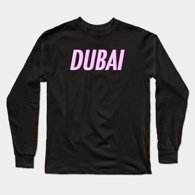 Dubai 80s Retro Long Sleeve T-Shirt by lukassfr